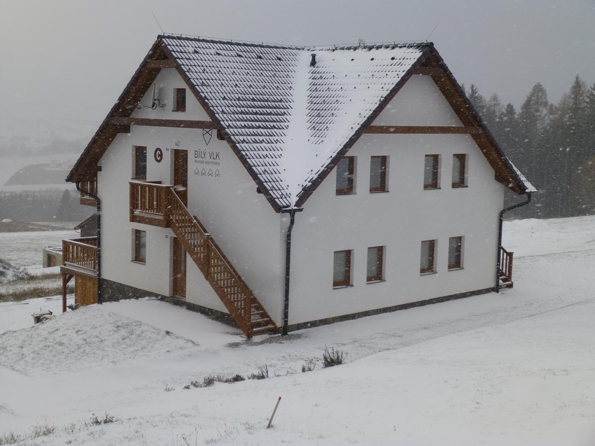 Horske Apartmany Bily Vlk Vaclavov u Bruntalu エクステリア 写真